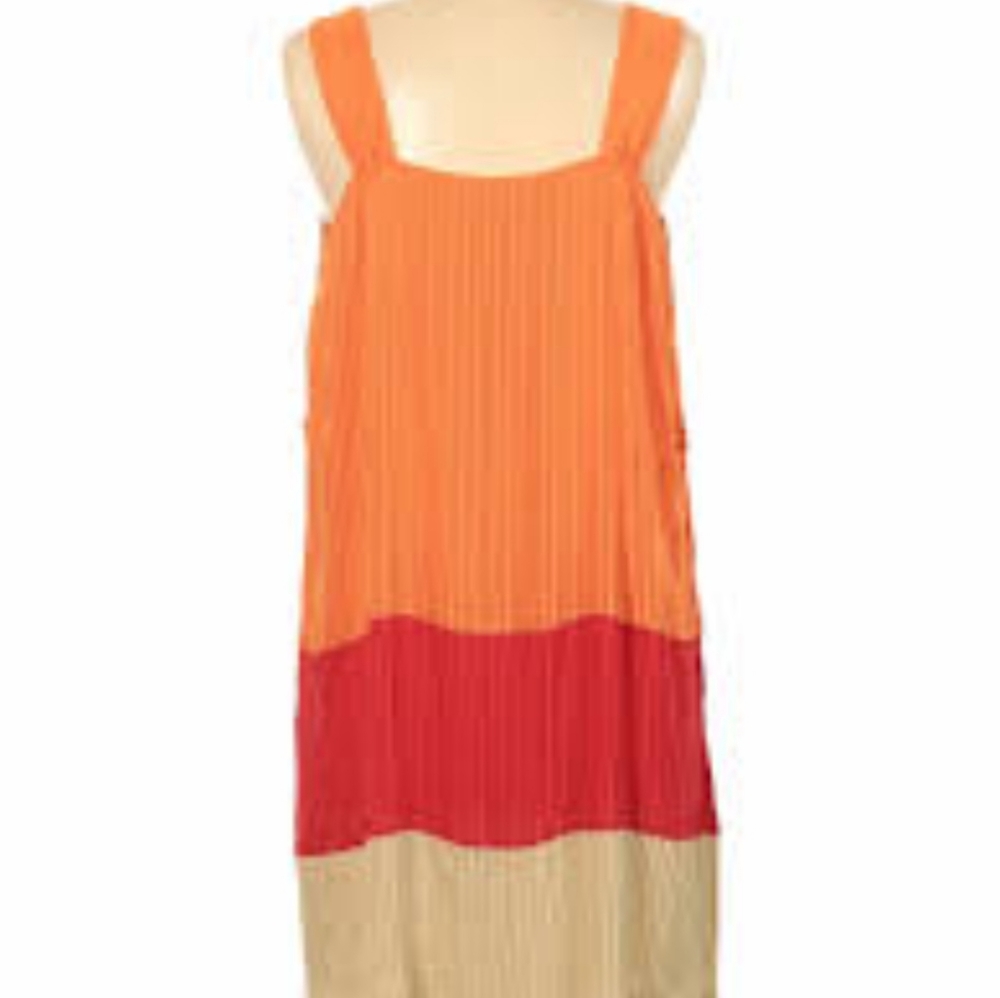 Colorblock shift dress